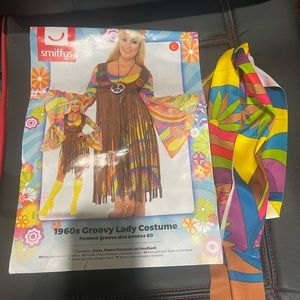 Costume hippi 1960 ladies groovy costume